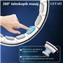 LETAO Smart Hula Hoop pneus Adultes et débutants, 16 pneus Hoola Hoop réglables pour Le Poids