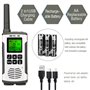 16 Canaux 121 Codes VOX LED Longue Portée Talkie