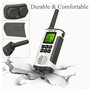 Retevis RT45 Talkie Walkie, Rechargeable USB PMR446 Talkie-Walkie Professionnel,16 Canaux 121 Codes VOX LED Longue Portée Talkie