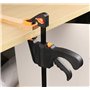 Onezebra 10 Pièces Pince de Table à cliquet à Une Main, Rapide pour Bois, Plastique