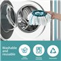 4 Pièces pour Leifheit Têtes de Rechange，Système à 2 Fibres Balai，Parfaitement compatible Leifheit Serpillière Franges De Rempla