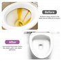 BUCOMTU Lot de 6 nettoyants de toilettes en pierre ponce avec 2 poignées, pierre ponce remplaçable, nettoyant pour toilettes, ba