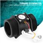 DN50 G2 Débitmètre à Turbine 10-200L/min Compteur de Commutateur de Capteur de Hall de Débit d'eau pour
