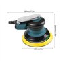 Outil de polissage pneumatique Rond