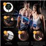 iWarmbase Electrostimulateur Musculaire, Abdos Musculation Appareil, 6 Modes et 19 Intensités Ceinture Musculation Electrostimul