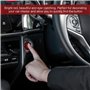 1PCS Autocollant Décoratif d'Aluminium Bouton de Démarrage Voiture Couvercle du Bouton de Démarrage de la Voiture Accessoire Int
