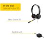 Jabra Evolve 20SE MS Stereo Casque audio Binaural Bandeau Noir - Casques audio (Centre d'appel/Bureau, -10 - 50 °C, -30 - 80 °C,