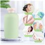 JJiaoLinin Lot de 2 Flacons Compressibles,Bouteilles de Lotion à Presser avec Bouchon à Rabat, Anti-Fuite, Rechargeables Bouteil
