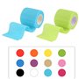 JJiaoLinin Bandage Auto-Adhésif,12 Rouleaux Bande Cohésive Bandage Autoadhésif Cohésifs Bandage Auto-adhésif élastique Sports Ba