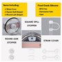 Couvre Paille, 6PCS Bouchons en Silicone Anti-Éclaboussures Compatibles avec les TassesStanley de 40 oz/30 oz 2 Couvercles de Pa