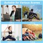 Couvre Paille, 6PCS Bouchons en Silicone Anti-Éclaboussures Compatibles avec les TassesStanley de 40 oz/30 oz 2 Couvercles de Pa