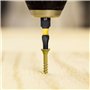 20 Pièces forets T20, Kit de tête de tournevis 25mm longue tête de tournevis, Torx foret T20 1/4 "tige hexagonale avec boîte de 