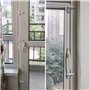 4 Pièces de verrouillage de fenêtre, fenêtre Boucle verrouillage de fenêtre Verre de porte verrouillage de porte en aluminium ve