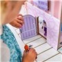 KidKraft Maison de poupée Play & Store Cottage en Bois incluant Accessoires et Mobilier, 3 Étages de Jeu, pour Mini Poupées de 1