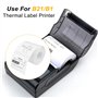 Lixiluxia 2 Rouleau Étiquettes Autocollantes, Ruban Étiqueteuse, Thermiques Etiquette, Thermique Rouleaux D'étiquettes, Compatib