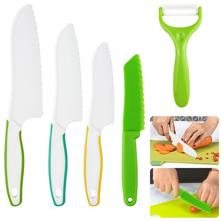 Dorglix 5 Pièces Couteau Cuisine Enfant