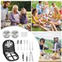 ustensiles de Plein air en Acier Inoxydable pour Le Camping et L