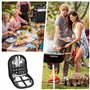 Ensemble de Couverts de Camping 13 pièces, Portable et Durable, ustensiles de Plein air en Acier Inoxydable pour Le Camping et L