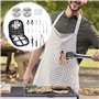 Ensemble de Couverts de Camping 13 pièces, Portable et Durable, ustensiles de Plein air en Acier Inoxydable pour Le Camping et L