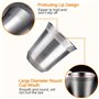 WANTOUTH Lot de 2 Tasses à Expresso en Acier Inoxydable 304 de 80 ml, Tasses à Café à Double Paroi Isotherme, Tasse Métallique I