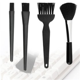 ANTHYTA 4-en-1 Brosses Antistatique Brosse Nettoyage Nettoyer Clavier Ordinateur Portable avec Poignée Pinceau Nettoyage PC Bros