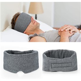 Masque de Sommeil Masque de sommeil occultant fait à la main Cache Yeux Réglable pour Homme Femme pour les Voyages