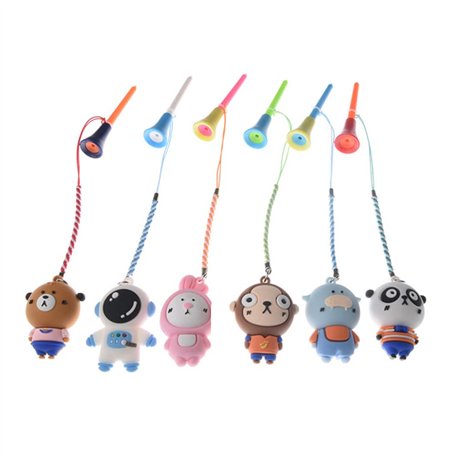 Asotagi Lot de 6 anneaux en plastique anti-perte pour tee de golf avec sangle