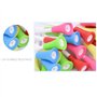 Asotagi Lot de 6 anneaux en plastique anti-perte pour tee de golf avec sangle