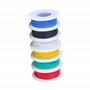 Tuofeng 28awg fil de silicone flexible, fil de silicone isolé de fil de cuivre étamé n ° 28 (6 couleurs différentes, 13 mètres c