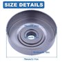 AUMEL Kit d'engrenage à vis sans fin de pompe à huile de rebord de tambour d'embrayage pour Stihl MS290 029 MS390 039 MS310 Scie
