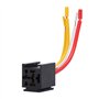 Ehdis Relais 12V 80A 4 Pin Car Truck Motor Heavy Duty on/Off normalement Ouvert SPST Relais Socket Plug-4 Fils Automobile