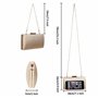 MaoXinTek Mini Sac à Main de Mariage Bandouliere Femme Embrayage pour Fête Cocktail Bal Cadeau, Élégant Bourse de Ceremonie Even