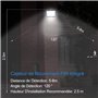 GLiving Lampe Solaire Extérieur avec Détecteur de Mouvements Infrarouge, 100COB Projecteur LED extérieur Avec Detecteur, Eclaira