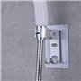 Adhésif fort douche support de la tête réglable douche Porte-Wand, douche à main tête Support mural avec 2 crochets de suspensio