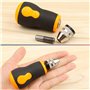 Mini perceuse manuelle portable avec 10 forets hélicoïdaux de 0,8 à 3,0 mm pour le travail du bois pour modélisme, bijoux, noyer