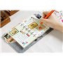 Recharge A7 pour agenda Filofax, 11 styles au choix, 6 trous/100 g/m², 12 x 8 cm, Harphia Dot Matrix