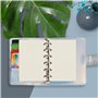 Recharge A7 pour agenda Filofax, 11 styles au choix, 6 trous/100 g/m², 12 x 8 cm, Harphia Dot Matrix