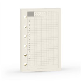 Recharge A7 pour agenda Filofax