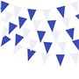 Guirlande de fanions triangulaires en plastique PE imperméable pour anniversaire