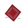 Loopunk 16 pièce Bandanas,Fichu Mouchoir Unisexe Bandeau de Cheveux Echarpe de Cou Multicolore pour Homme et Femme,Foulards Pais