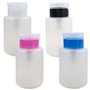 Distributeurs de Pompe de Dissolvant de Vernis à Ongles，4 Pièces 150ml Transparent Flacon Pompe Vide Bouteille en Plastique Vide