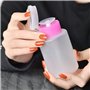 Distributeurs de Pompe de Dissolvant de Vernis à Ongles，4 Pièces 150ml Transparent Flacon Pompe Vide Bouteille en Plastique Vide