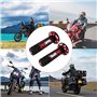 Lectorias 1 Paire Poignée Moto pour Protaper, Poignées pour Guidon de Moto, 22 mm / 24 mm Poignee Moto Cross, Guidon en Caoutcho