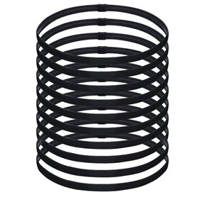 Chiluxendo 10 Pièces Bandeau Cheveux Sport Antidérapants