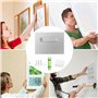 Fousenuk Lot de 8 Supports de Fixation pour Photos et Miroirs, Crochets Autocollants, Accroche Miroir Sans Perçage, Accroche Tab