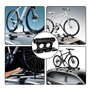 PORFOYO Support de Fourche de Vélo, 2pcs Support de Fixation de Fourche de Vélo, Supports Velos Voiture en Alliage D'Aluminium, 