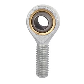 sourcing map SAL14T/K Palier à Roulement 14mm Embout à Rotule Filetage mâle à gauche Roulement d'extrémité de tige autolubrifian