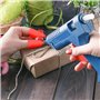 Hydream 12Pcs Protecteurs de Doigts en Silicone Anti-adhésif Protège Doigt Caps Couvertures pour Pistolet à Colle Chaude, Adhési