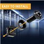XOOL 50 pièces – Écrous Cages, Vis M6 et Rondelles pour Racks Réseau, Armoires Serveurs, Matériel Informatique – Serre-Câbles Gr
