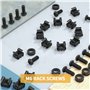 XOOL 50 pièces – Écrous Cages, Vis M6 et Rondelles pour Racks Réseau, Armoires Serveurs, Matériel Informatique – Serre-Câbles Gr